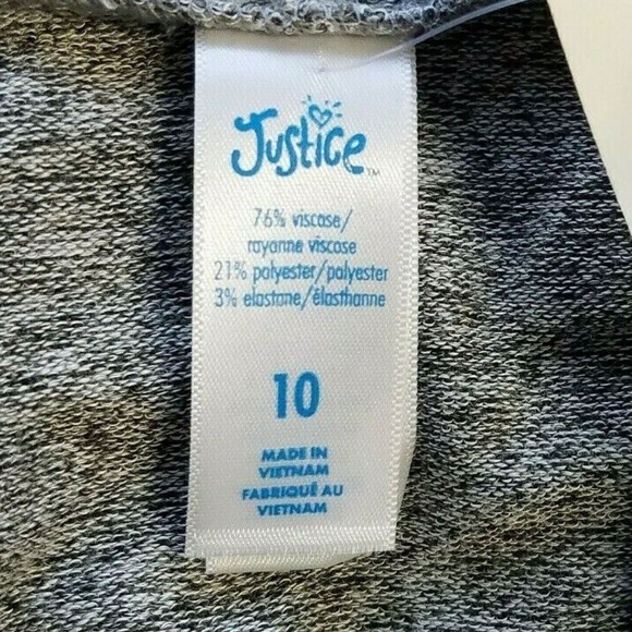 Justice Girls Hoodie Shirt Football Bling 10 - Picture 5 of 6